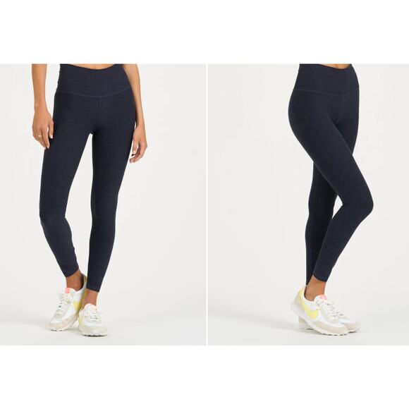 Vuori Pants - Vuori Clean Elevation Performance Leggings Midnight Blue Heather Size Medium
